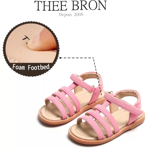 THEE BRON Girls Comfort Sandals Kids Shoes Sandals Filles SandalesTb2236pink