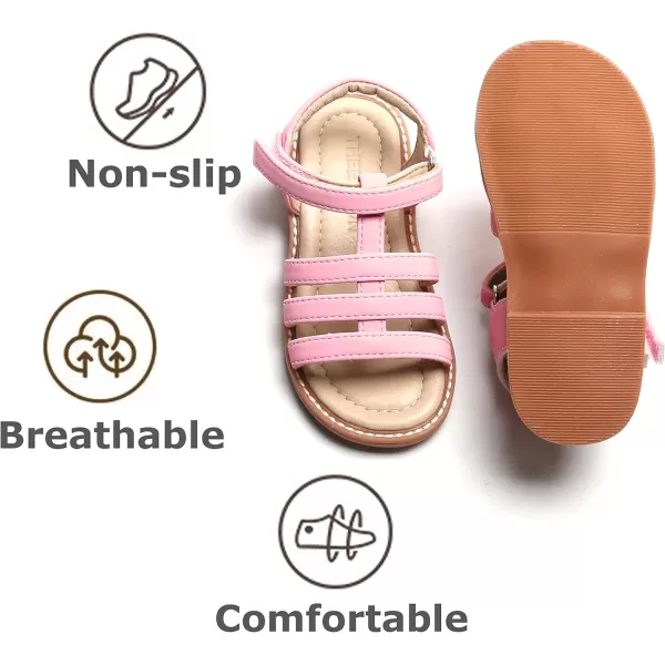 THEE BRON Girls Comfort Sandals Kids Shoes Sandals Filles SandalesTb2236pink