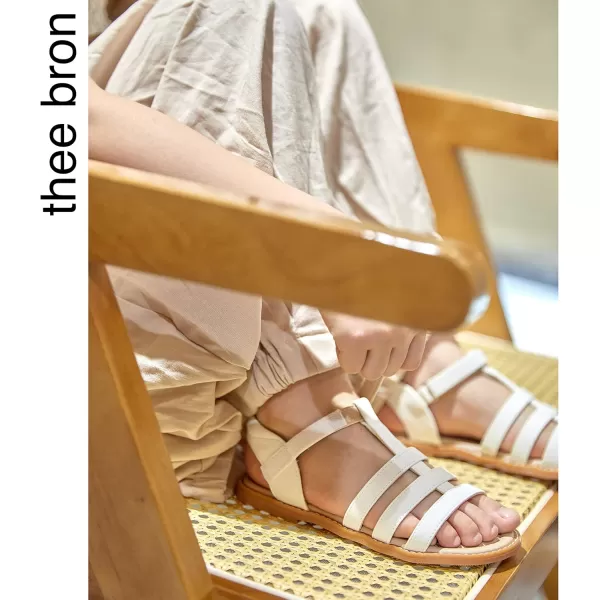 THEE BRON Girls Comfort Sandals Kids Shoes Sandals Filles SandalesTb2236white