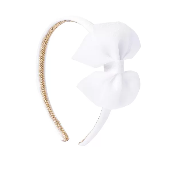 THEE BRON Girls Headband Twinkle Glitter Hairband Bow Hair Accessories 2 headband PinkWhite2 headband PinkWhite