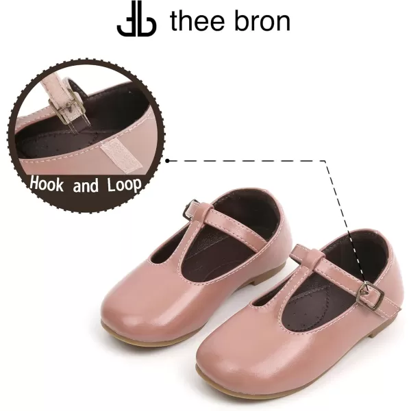 THEE BRON Girls Princess Dress Shoes for Little Girls Zapatos de PrincesaAf350pink