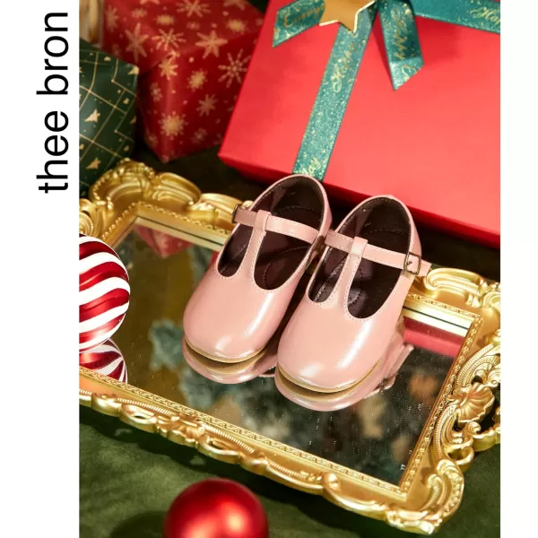 THEE BRON Girls Princess Dress Shoes for Little Girls Zapatos de PrincesaAf350pink