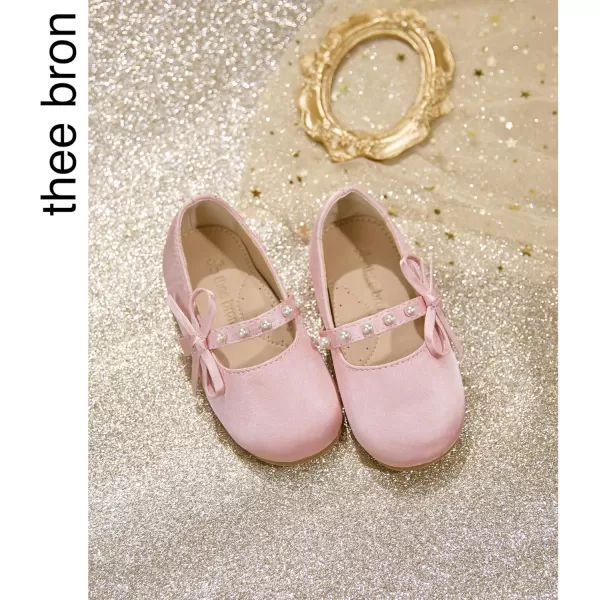 THEE BRON Girls Princess Dress Shoes for Little Girls Zapatos de PrincesaAf424pink