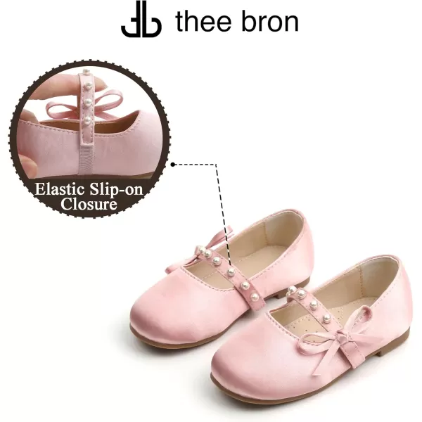 THEE BRON Girls Princess Dress Shoes for Little Girls Zapatos de PrincesaAf424pink