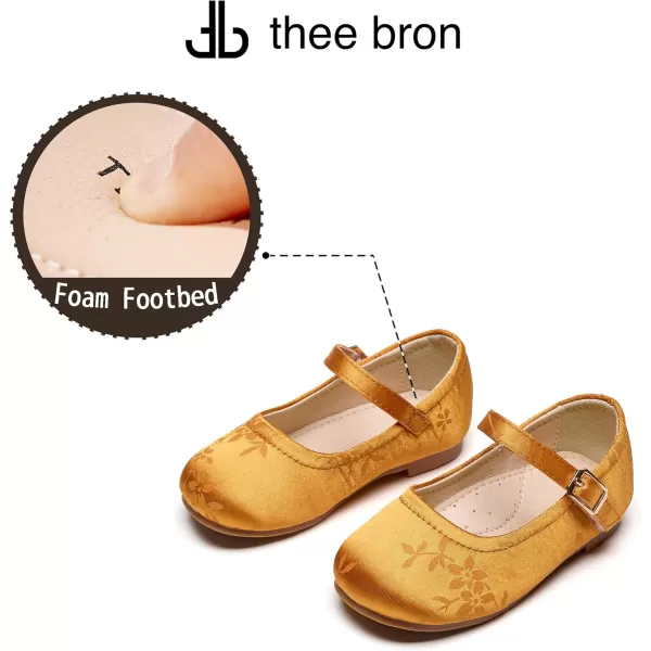 THEE BRON Girls Princess Dress Shoes for Little Girls Zapatos de PrincesaAf462orange
