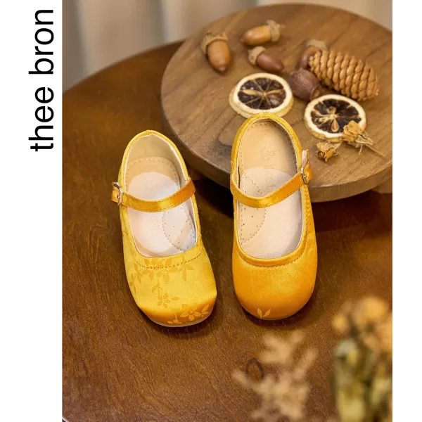 THEE BRON Girls Princess Dress Shoes for Little Girls Zapatos de PrincesaAf462orange