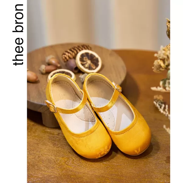 THEE BRON Girls Princess Dress Shoes for Little Girls Zapatos de PrincesaAf462orange
