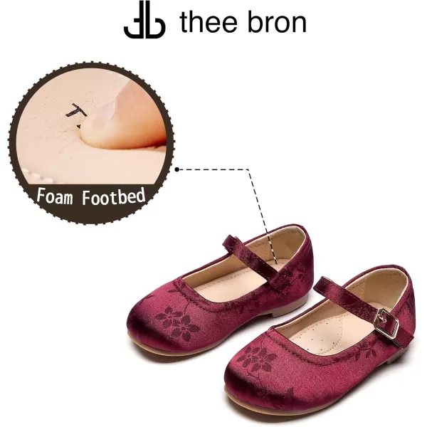 THEE BRON Girls Princess Dress Shoes for Little Girls Zapatos de PrincesaAf462red