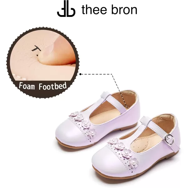 THEE BRON Girls Princess Dress Shoes for Little Girls Zapatos de PrincesaAf474purple