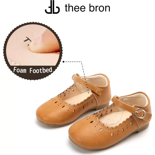 THEE BRON Girls Princess Dress Shoes for Little Girls Zapatos de PrincesaAg215yellow