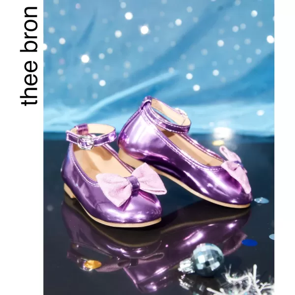 THEE BRON Girls Princess Dress Shoes for Little Girls Zapatos de PrincesaAg272purple