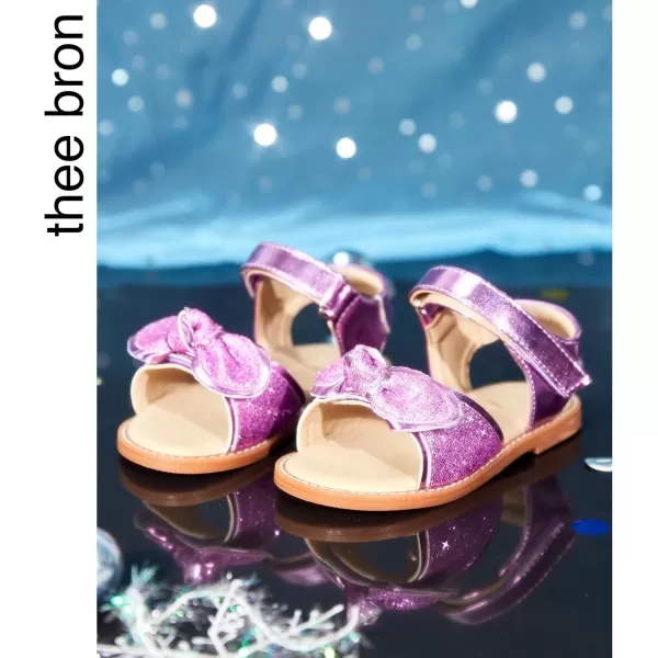 THEE BRON Girls Sandals Toddler Summer Dress ShoesAa386purple