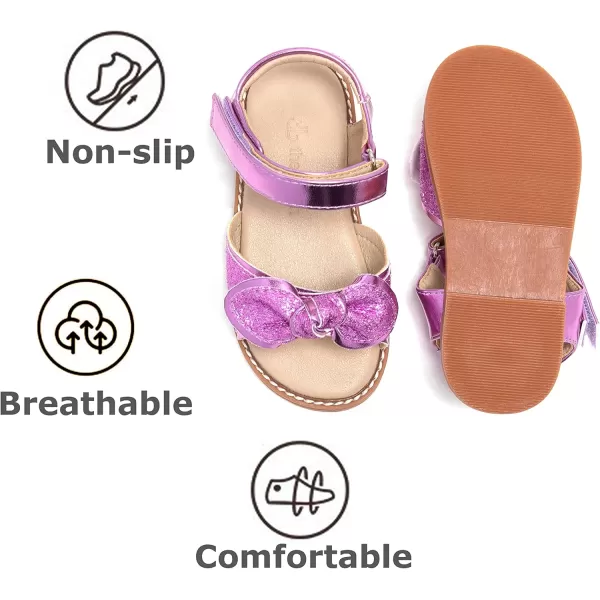 THEE BRON Girls Sandals Toddler Summer Dress ShoesAa386purple
