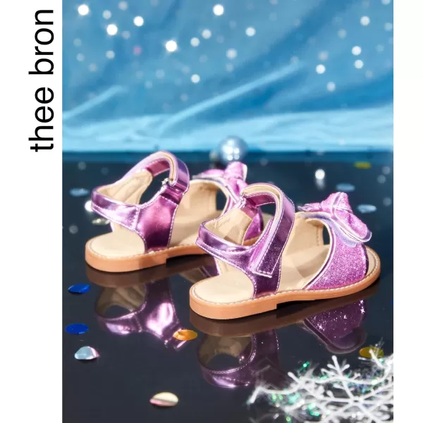 THEE BRON Girls Sandals Toddler Summer Dress ShoesAa386purple