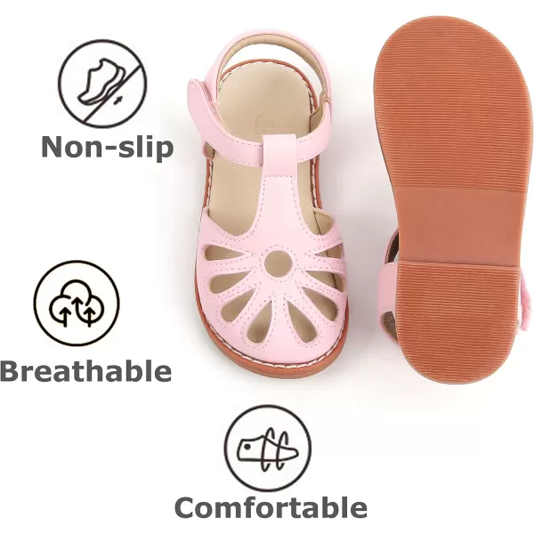 THEE BRON Girls Sandals Toddler Summer Dress ShoesAa396pink