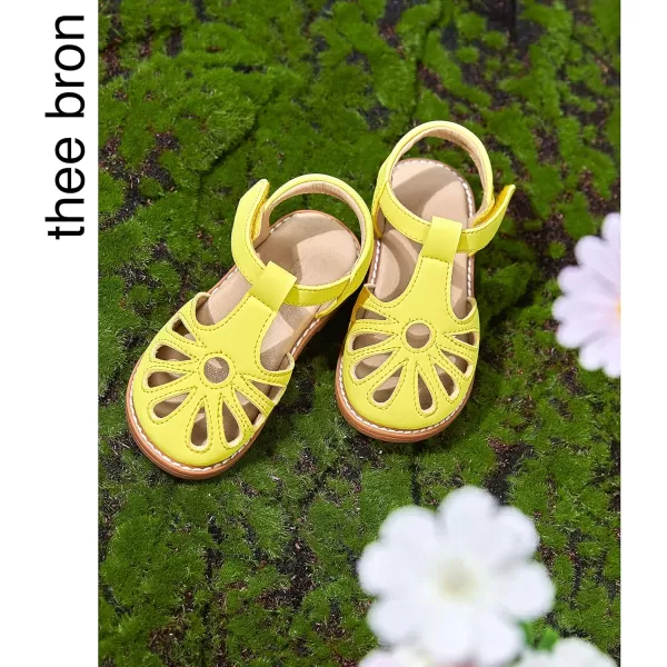 THEE BRON Girls Sandals Toddler Summer Dress ShoesAa396yellow