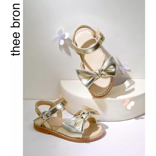 THEE BRON Girls Sandals Toddler Summer Dress ShoesAa398gold