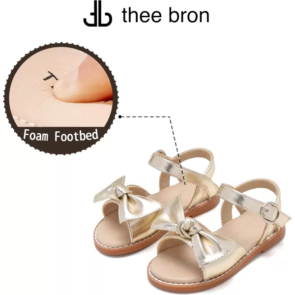 THEE BRON Girls Sandals Toddler Summer Dress ShoesAa398gold
