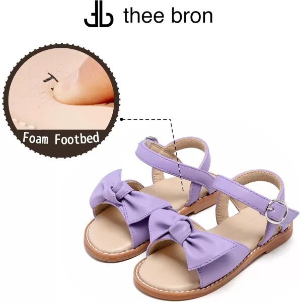 THEE BRON Girls Sandals Toddler Summer Dress ShoesAa398purple