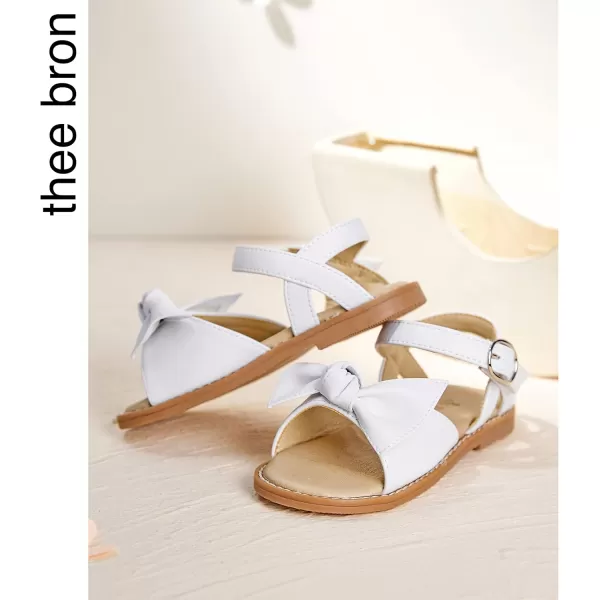 THEE BRON Girls Sandals Toddler Summer Dress ShoesAa398white