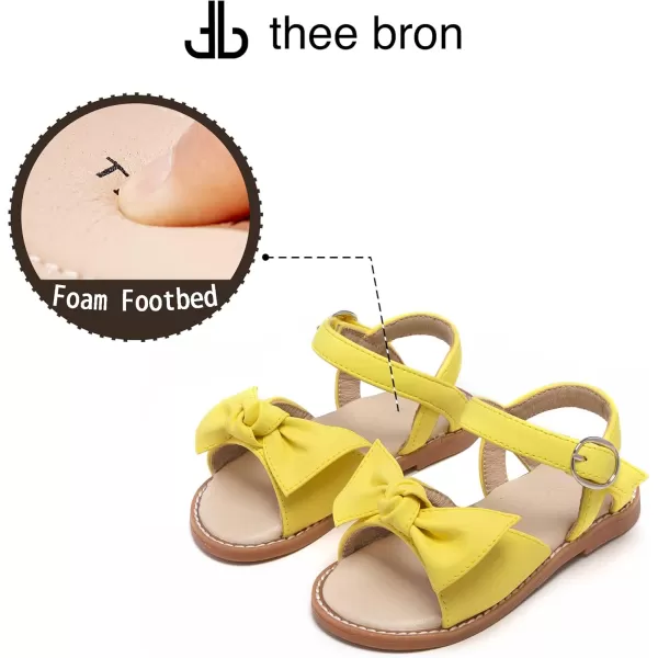 THEE BRON Girls Sandals Toddler Summer Dress ShoesAa398yellow