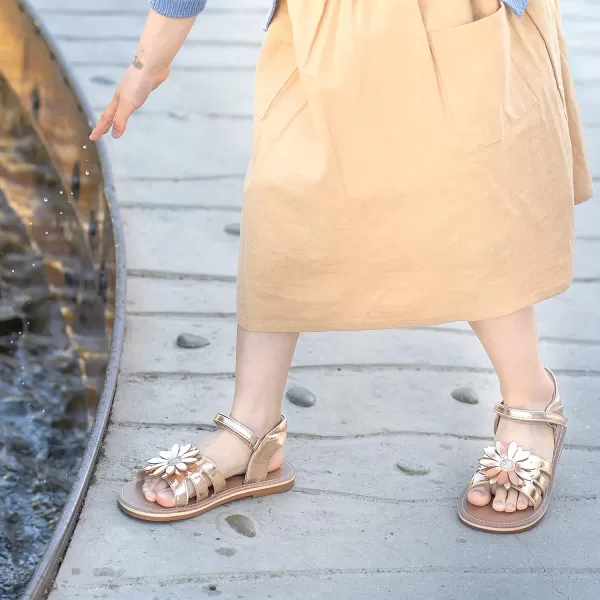 THEE BRON Girls Sandals Toddler Summer Dress ShoesTb2104gold