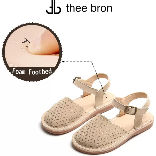 THEE BRON Girls Sandals Toddler Summer Dress ShoesTb2240beige