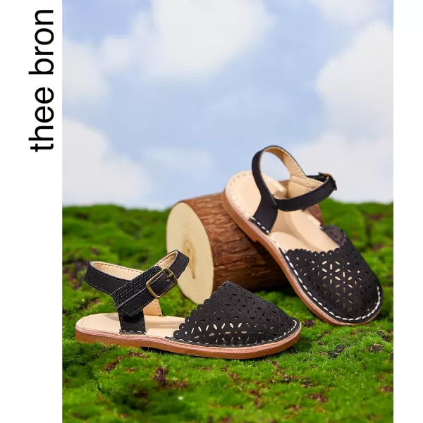 THEE BRON Girls Sandals Toddler Summer Dress ShoesTb2240black