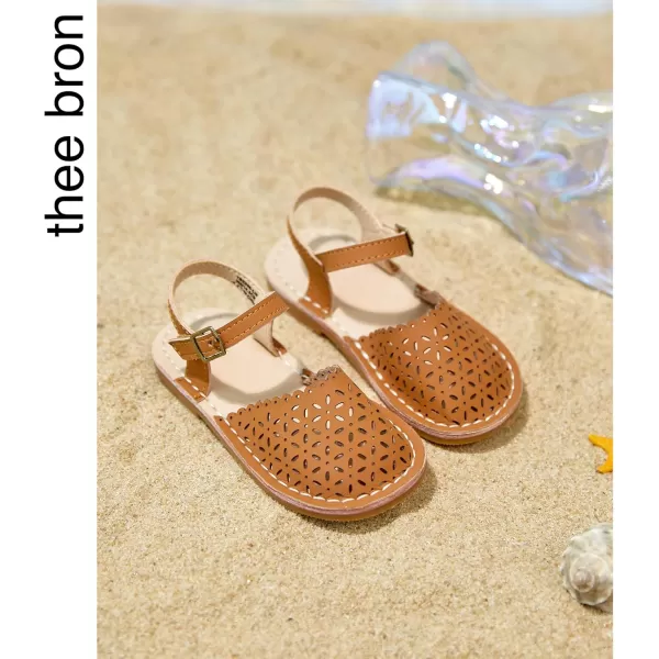 THEE BRON Girls Sandals Toddler Summer Dress ShoesTb2240brown
