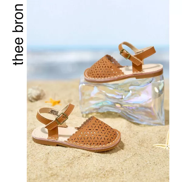 THEE BRON Girls Sandals Toddler Summer Dress ShoesTb2240brown