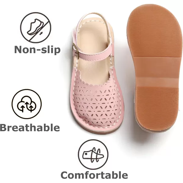 THEE BRON Girls Sandals Toddler Summer Dress ShoesTb2240pink