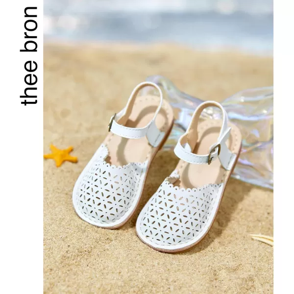 THEE BRON Girls Sandals Toddler Summer Dress ShoesTb2240white