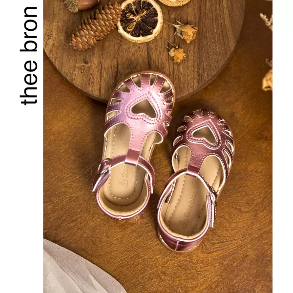 THEE BRON Girls Sandals Toddler Summer Dress ShoesTb508purple