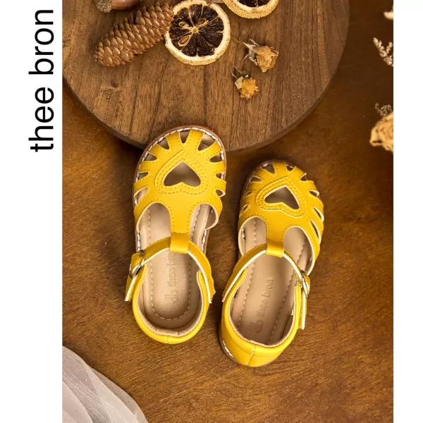 THEE BRON Girls Sandals Toddler Summer Dress ShoesTb508yellow