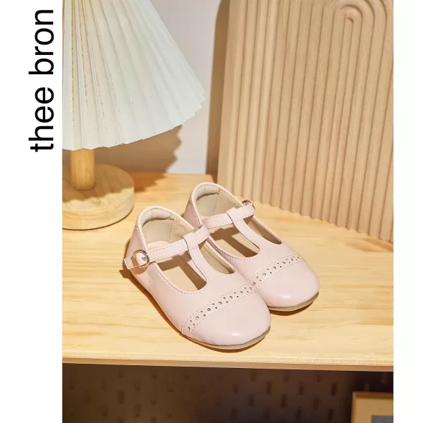THEE BRON Girls TStrap Flats ToddlerLittle Kid Ballet Mary Jane Party Dress ShoesAf318pink