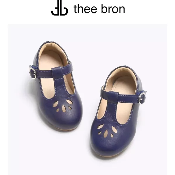 THEE BRON Girls TStrap Flats ToddlerLittle Kid Ballet Mary Jane Party Dress ShoesAg254blue