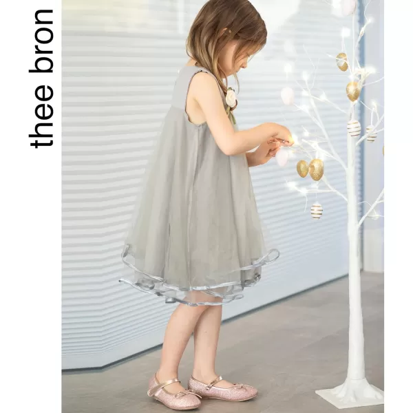 THEE BRON Girls ToddlerLittle Kid Ballet Mary Jane Flat Dress ShoesG03 Rose