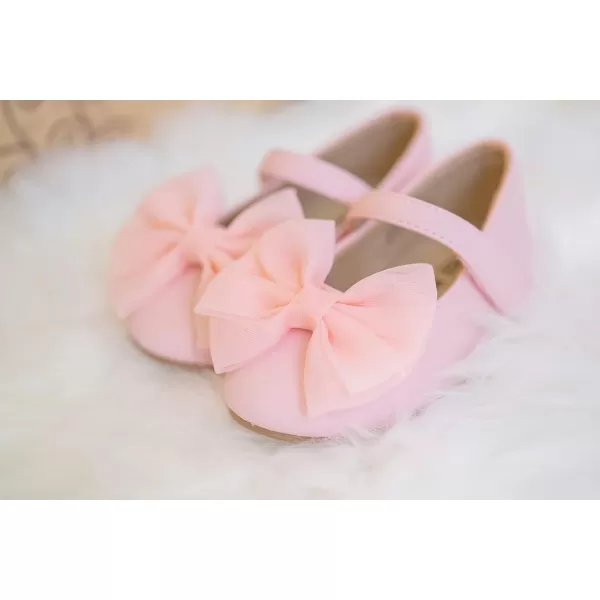 THEE BRON Girls ToddlerLittle Kid Ballet Mary Jane Flat Dress ShoesG06 Pink