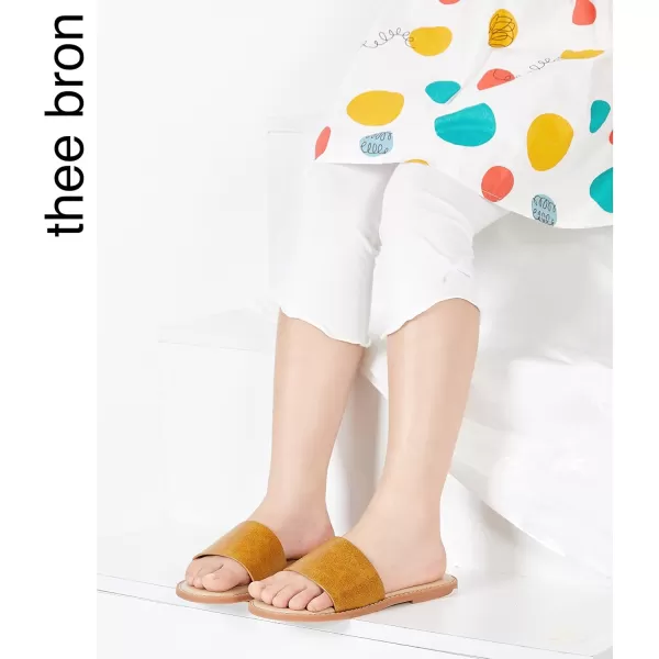 THEE BRON Princess Dress Slippers Slides Sandals for Little GirlsAa368yellow