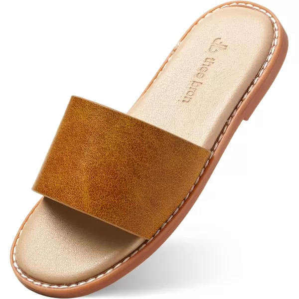 THEE BRON Princess Dress Slippers Slides Sandals for Little GirlsAa368yellow