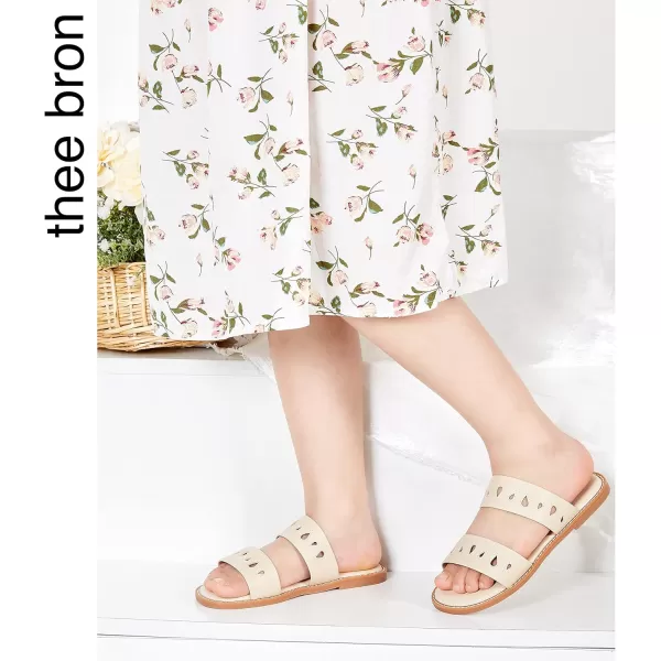 THEE BRON Princess Dress Slippers Slides Sandals for Little GirlsAa370beige