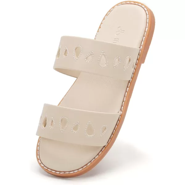 THEE BRON Princess Dress Slippers Slides Sandals for Little GirlsAa370beige