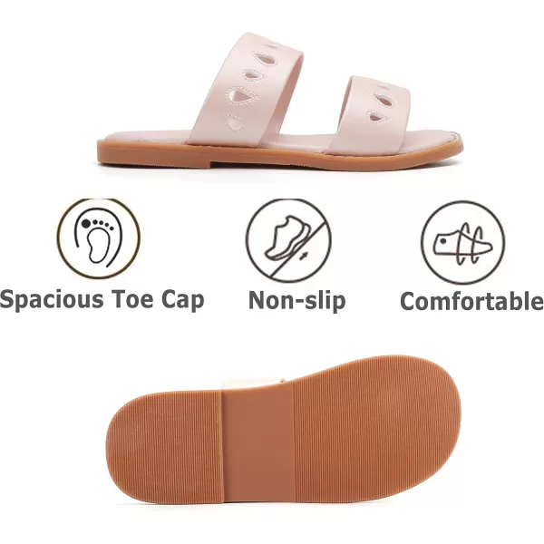 THEE BRON Princess Dress Slippers Slides Sandals for Little GirlsAa370pink