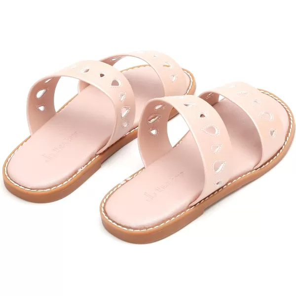THEE BRON Princess Dress Slippers Slides Sandals for Little GirlsAa370pink