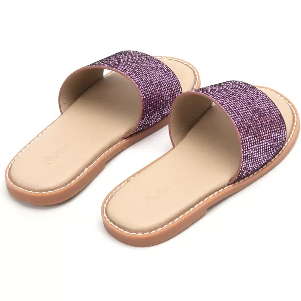 THEE BRON Princess Dress Slippers Slides Sandals for Little GirlsAa374pink