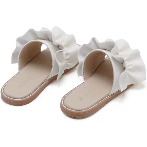 THEE BRON Princess Dress Slippers Slides Sandals for Little GirlsAa380pink
