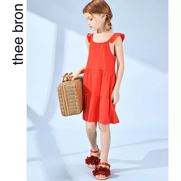 THEE BRON Sandals for Girls Sandalias de Nia506red