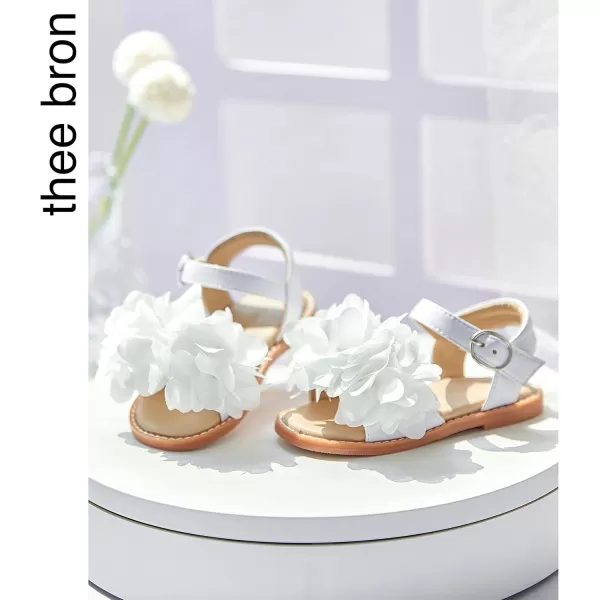 THEE BRON Sandals for Girls Sandalias de Nia506white