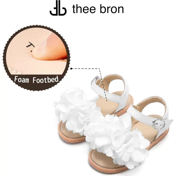 THEE BRON Sandals for Girls Sandalias de Nia506white