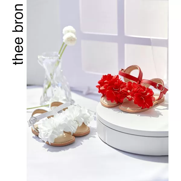 THEE BRON Sandals for Girls Sandalias de Nia506white